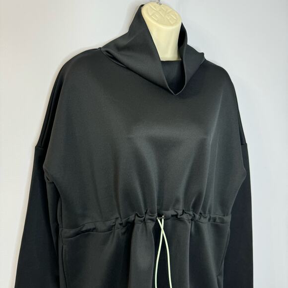 Addison Bay Iverson Pullover Sweatshirt  Black Relaxed Fit Small - Picture 4 of 13